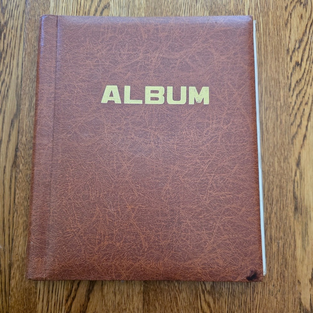 Vintage MBL Keep N Touch Brown Magnetic Self Adhesive Photo Album 20 Pages Korea